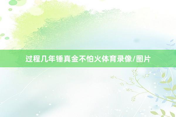 过程几年锤真金不怕火体育录像/图片