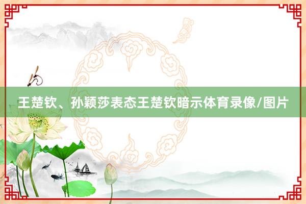 王楚钦、孙颖莎表态王楚钦暗示体育录像/图片